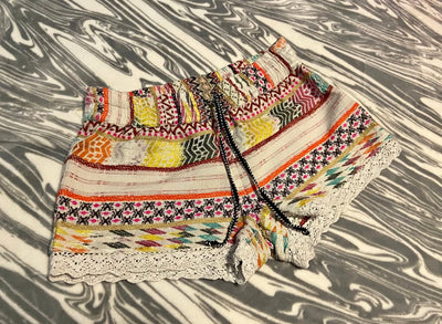 Colorful used short shorts